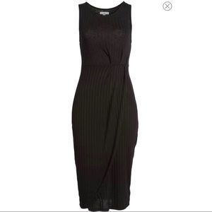 BP Gathered Waist Midi Dress - LBD